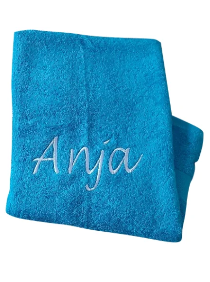 Handdoek geborduurd met naam